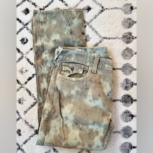 Men’s True Religion Y2K ice dye camo jeans size 40